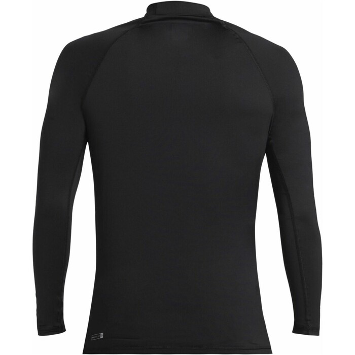 2024 Quiksilver Mens Everyday UV50 Long Sleeve Rash Vest AQYWR03131 - Black